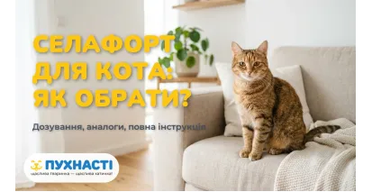 Селафорт для котів — інструкція, дозування, аналоги