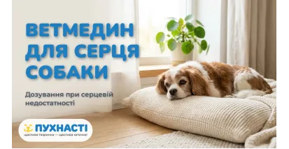 Ветмедин для собак — інструкція при серцевій недостатності