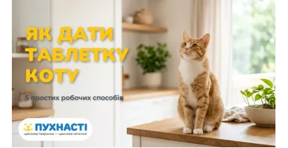 Як дати таблетку коту — 5 методів від простого до складного