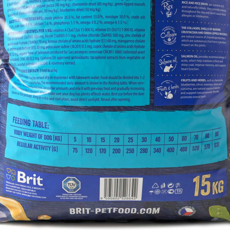 Сухий корм Brit Premium Sensitive для собак всіх порід - з чутливим травленням, з ягням, 15 кг