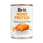 Влажный беззерновой корм Brit Care Mono Protein для собак всех пород, с тунцем и бататом, 400 г