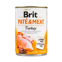 Влажный корм Brit Care Pate & Meat для собак всех пород, с индейкой, 400 г