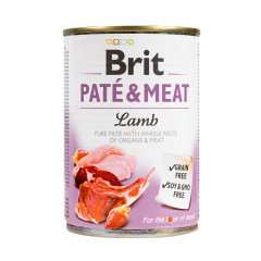 Вологий корм Brit Care Pate & Meat для собак всіх порід, з ягням, 400 г
