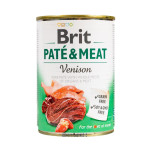 Влажный корм Brit Care Pate & Meat для собак всех пород, с олениной, 400 г