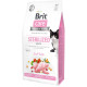 Сухой беззерновой корм Brit Care Sensitive для стерилизованных кошек - с чувствительным пищеварением, с кроликом, 7 кг