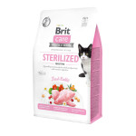 Сухой беззерновой корм Brit Care Sensitive для стерилизованных кошек - с чувствительным пищеварением, с кроликом, 400 г
