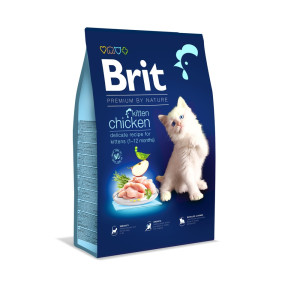 Сухий корм Brit Premium для кошенят, з куркою, 8 кг