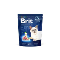 Сухий корм Brit Premium для котів стерилізованих, з ягням, 300 г