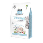 Сухой беззерновой корм Brit Care Sensitive Food Allergy Management для кошек – чувствительных к аллергии на еду, с насекомыми и рыб, 400 г