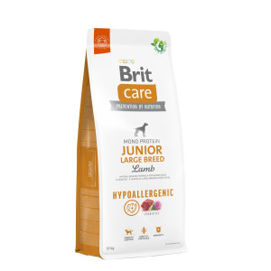 Сухий корм Brit Care Hypoallergenic для собак молодих великих порід - при небажаних реакціях, з ягням, 12 кг