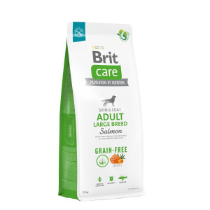 Сухой беззерновой корм Brit Care для собак больших пород, с лососем, 12 кг.
