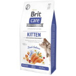 Сухой беззерновой корм Brit Care Gentle Digestion & Strong Immunity для котят - легкое пищеварение и здоровый иммун, с лососем, 7 кг