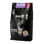 Деревний наповнювач AnimAll АнімАллс з ароматом лаванди, для котів, 2,8 кг