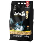 Деревний наповнювач AnimAll АнімАлл без аромату, для кішок, 5 кг + 300 г в подарунок (111290)