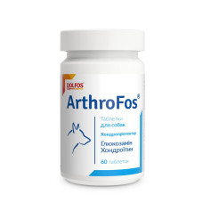 Тaблeтки Dоlfоs ArthroFos для сoбaк пoддeржкa хрящeй, сyстaвoв и связoк, 60 тaб