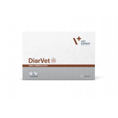 Vet Expert DiarVet (ДіарВет)  проти діареї (бентоніт, інулін, пектин, таніни, віт А)для котів і собак малих порід , 6 капс.