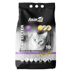 Бентонітовий наповнювач AnimAll Premium Lavender з ароматом лаванди, для котів, 10 л