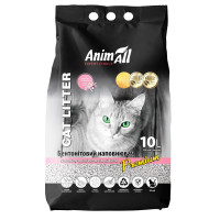 Бентонітовий наповнювач AnimAll Premium Baby Powder з ароматом дитячої пудри, для котів, 10 л