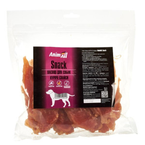 Ласощі AnimAll Snack курячі слайси для собак, 500 г