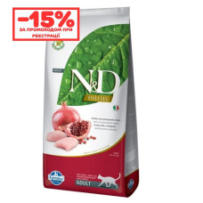 Сухий беззерновий корм Farmina N&D PRIME CHICKEN & POMEGRANATE для котів. Курка та гранат. 10кг