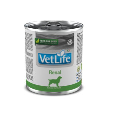 Вологий корм Farmina Vet Life Renal для собак для підтримки функції нирок, 300 г