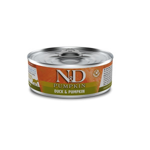 Влажный беззерновой корм Farmina N&D PUMPKIN PUMPKIN, DUCK для кошек. Утка и тыква. 70г