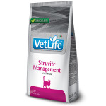 Сухий корм Farmina Vet Life Management Struvite для котів при рецидивах струвітних уролітів, 400 г