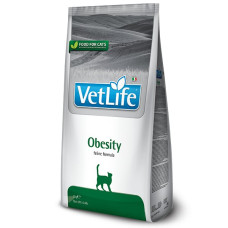 Сухий корм Farmina Vet Life Obesity для котів дієтичне харчування для зниження зайвої ваги, 400 г