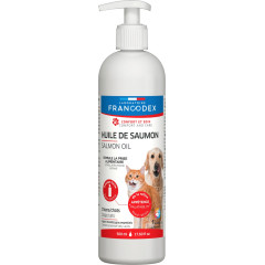 LABORATOIRE FRANCODEX SALMON OIL DOG CAT 500ML Олія лосося для котів і собак,  500 мл