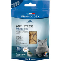LABORATOIRE FRANCODEX ANTI-STRESS TREATS for  CATS Антистрес ласощі для котів, 65 г