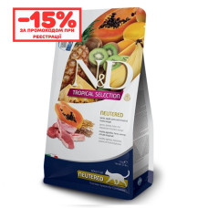 Сухий корм Farmina N&D TROPICAL SELECTION LAMB NEUTERED для котів стерилізованих. Ягня, спельта, овес та тропічні фрукти. 1,5кг