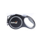 Повідець-рулетка AnimAll L для собак вагою до 50 кг, 5 м, сірий