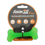 Іграшка AnimAll Fun кістка для собак, зелена, 8 см