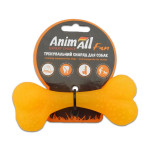 Іграшка AnimAll Fun кістка для собак, жовта, 12 см