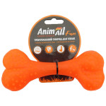 Іграшка AnimAll Fun кістка для собак, помаранчева, 15 см