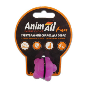 Іграшка AnimAll Fun куля молекула для собак малих порід та котів, фіолетова, 3 см
