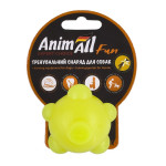Іграшка AnimAll Fun куля молекула для собак та котів, жовта, 5 см