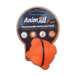 Іграшка AnimAll Fun куля молекула для собак та котів, помаранчева, 5 см