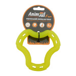 Іграшка AnimAll Fun кільце 6 сторін для собак, жовте, 12 см