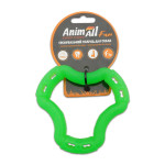 Іграшка AnimAll Fun кільце 6 сторін для собак, зелене, 12 см