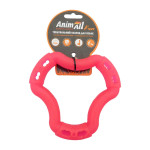Іграшка AnimAll Fun кільце 6 сторін для собак, коралове, 15 см