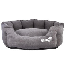 Лежак AnimAll Rolyal S для собак та котів, сірий, 48?42?20 см