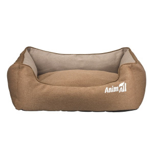 Лежак АnimАll Gama Gold Brown АнімАлл Лежанка для собак і котів L, 65X15X18см, золотисто-коричнева (АТ 8473)