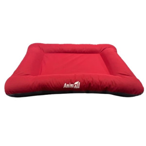 Лежак АnimАll Super Max Hot Red АнімАлл спальне місце для собак і кішок M, 80X65см, червоний (АТ 8909)