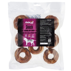 Ласощі AnimAll Snack качине філе на кільці з пресованої шкіри для собак, 500 г