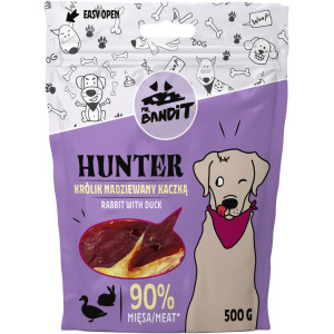 Mr. Bandit Хантер уши кролика с уткой для собак., 500 г