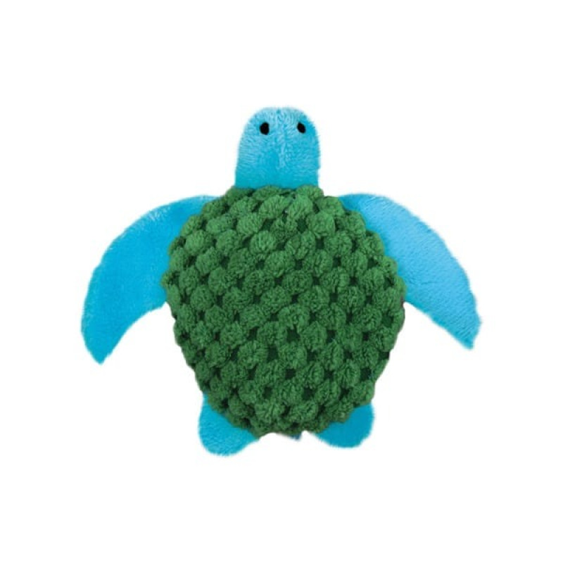 Іграшка для котів KONG Refillables Turtle Черепаха містить змінний блок із котячою м'ятою