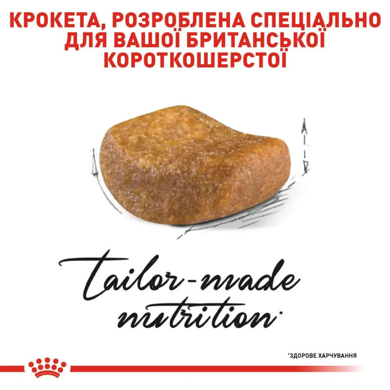 Сухой корм для котов ROYAL CANIN BRITISH SHORTHAIR ADULT породы Британская короткошерстная, 4 кг