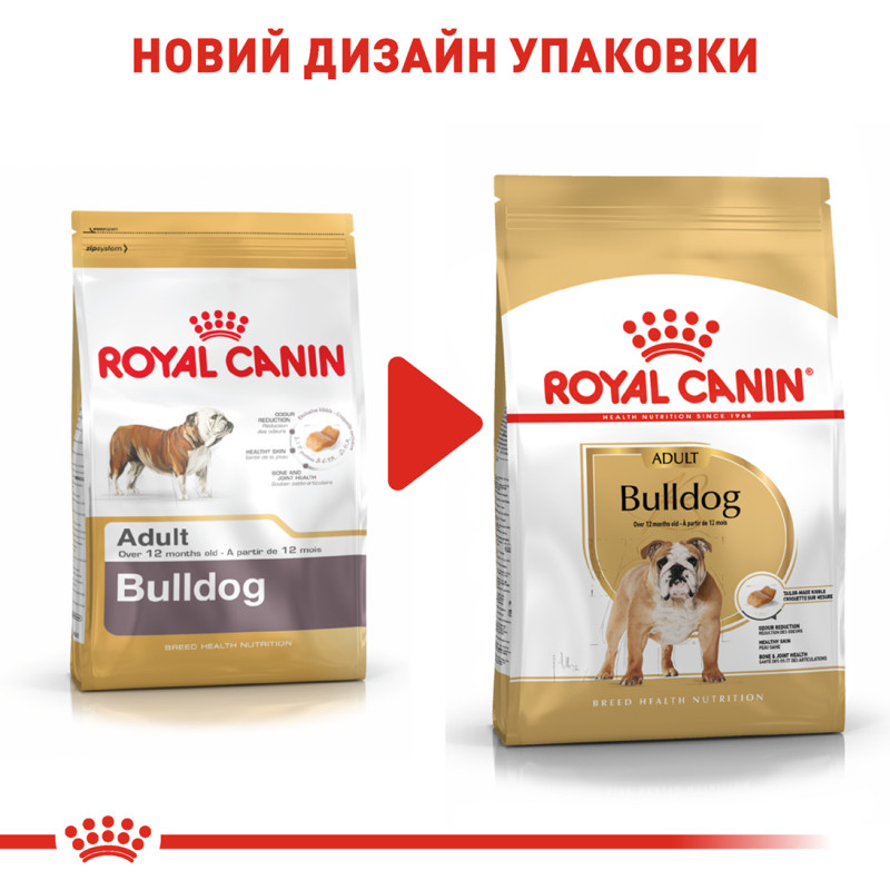 Сухий корм для собак ROYAL CANIN BULL ADULT породи Англійський бульдог, 3 кг