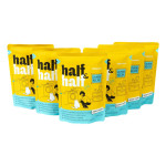 Набір вологих кормів Half&Half "5+1" для дорослих котів, шматочки з лососем у желе, паучі, 6 шт*100 г